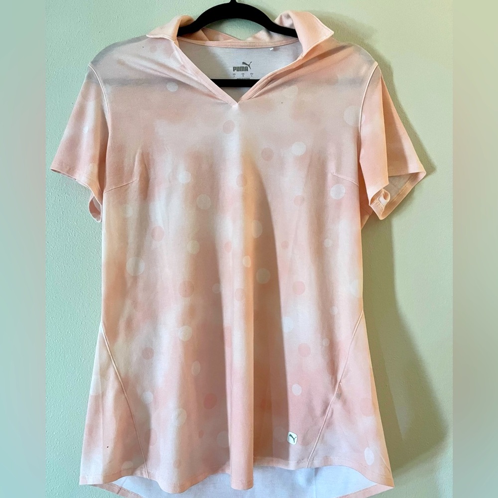 Women’s Puma Golf Polo Pink Large